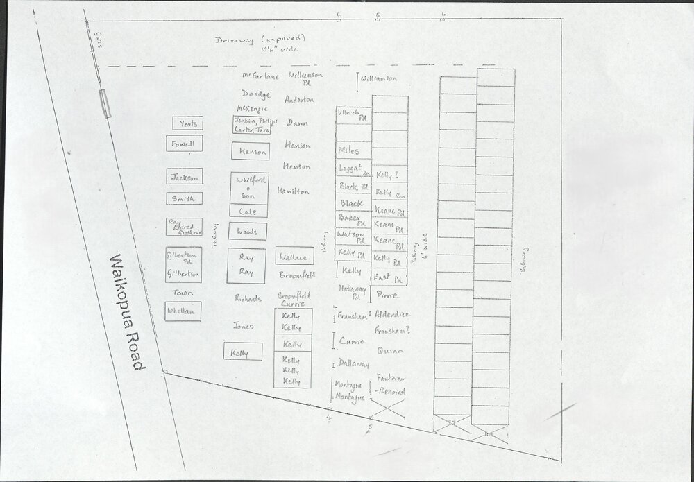 Waikopua Cemetery Map