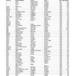 Confirmation Register - Diocese of Christchurch - 1890-1894			