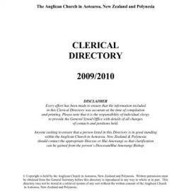 Clerical Directory 2009-2010