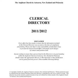 Clerical Directory 2011-2012