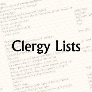 Clergy Lists