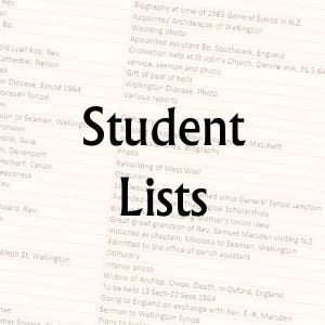 Student Lists