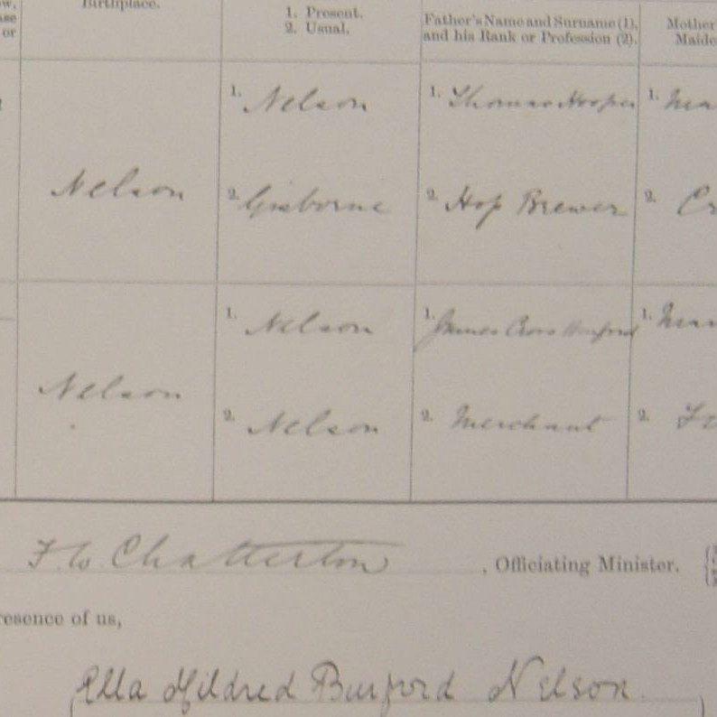 Waimate North Parochial District Church Register - Male Population